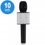 Wholesale Karaoke Microphone Portable Handheld Bluetooth Speaker KTV (Black)